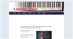 Desktop Screenshot of latrobemusic.com