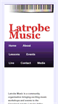 Mobile Screenshot of latrobemusic.com